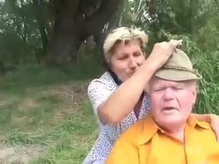 Grandpa does get dick up at the sight of young pussy