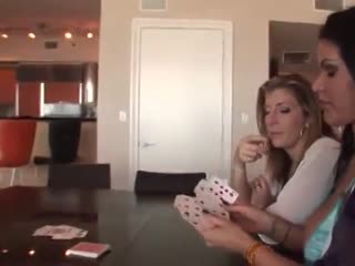Strip Poker With An Exotic Black Cock