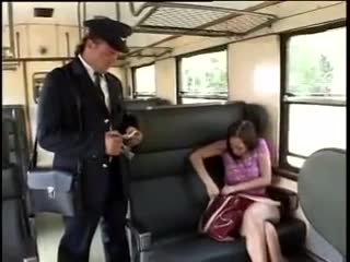 Conductor pulls out his device during card check