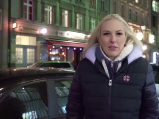 Cute German blonde doubts at first, but then lets go full of dedication