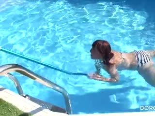 Swimming lessons and butt fucking